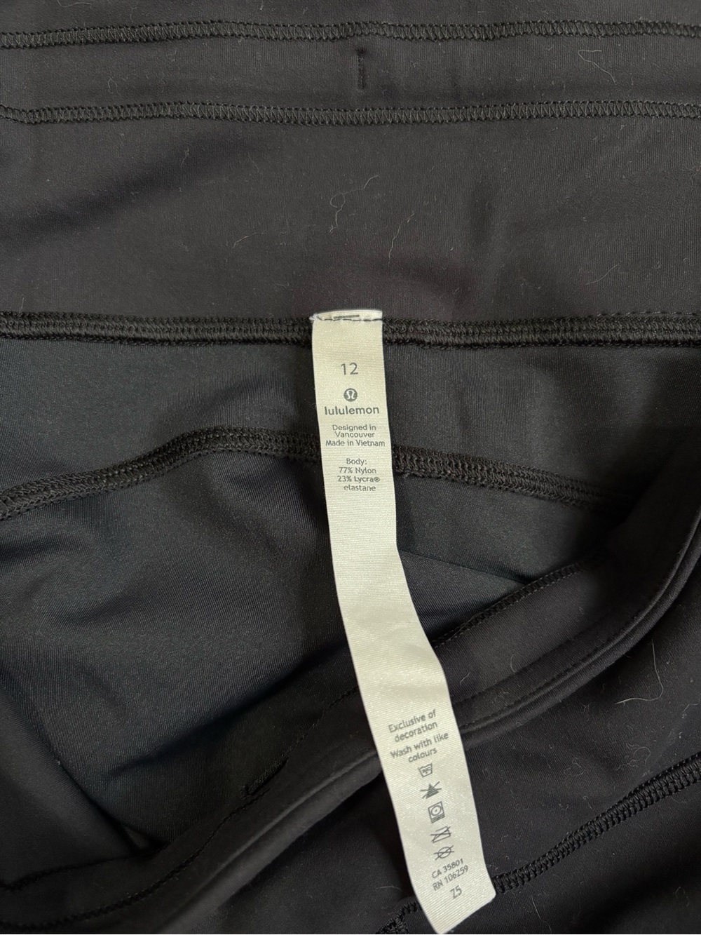 lululemon athletica Black High-Rise Leggings with Side Pockets - Picture 5 of 5